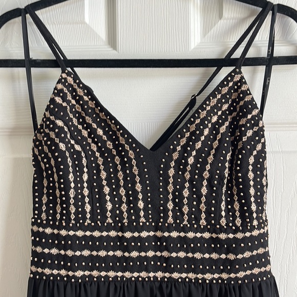 Lulus Glamorous Gala Black Embroidered Maxi Dress / SZ S‎ - Picture 6 of 15